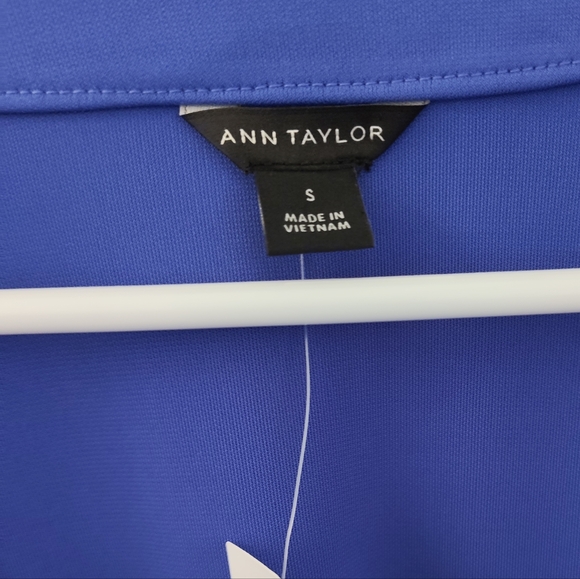 Ann Taylor Periwinkle Blue Midi Wrap Dress Size S NWT - Picture 5 of 6